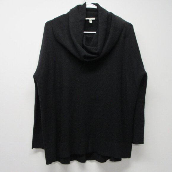 JOIE Melantha Wool Cashmere Blend Black Cowl Neck Oversized Sweater Women's XS - Picture 2 of 4